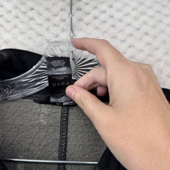 Ali Miles Women's Vest Size L Abstract Plaid Sleeveless Button Up Patchwork - Picture 4 of 7